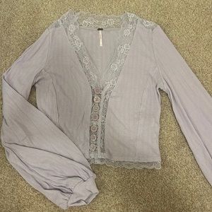 Free People Lacey Long-Sleeve Top